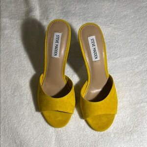 Steve Madden Yellow Women's Slide Sandals